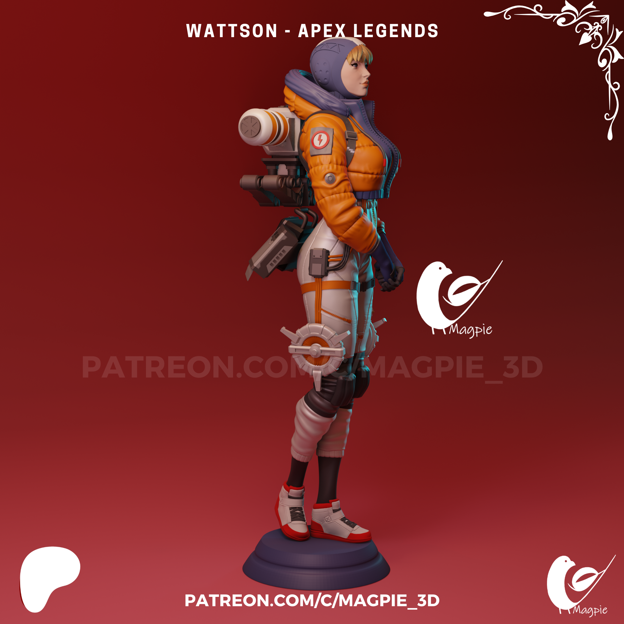 Wattson - Apex Legends Magpie_3d 02 
